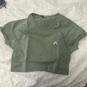 Green Classic Seamless Crop top